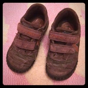 Geox Boys Brown Sneakers